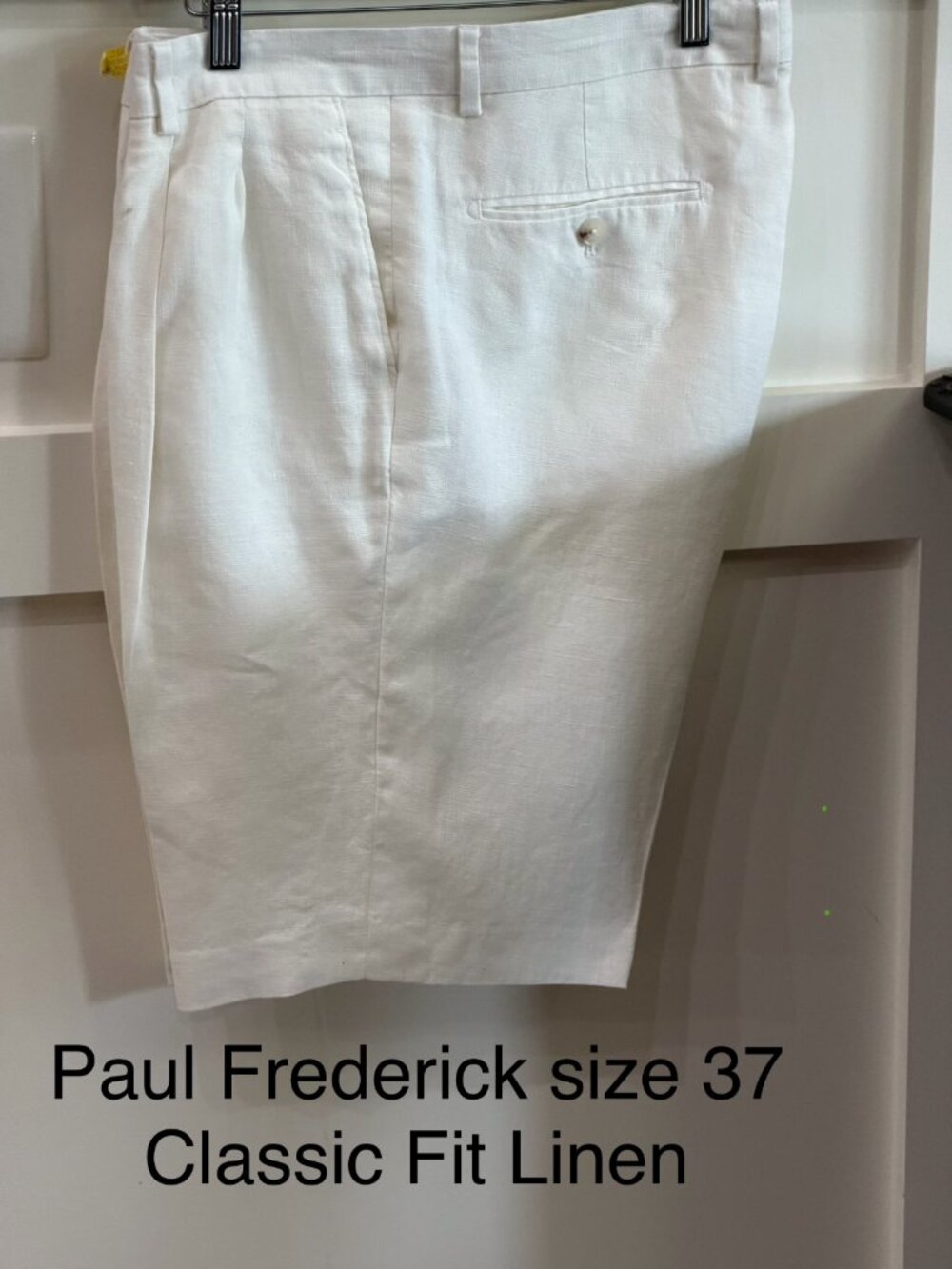 Paul Fredrick Linen Shorts